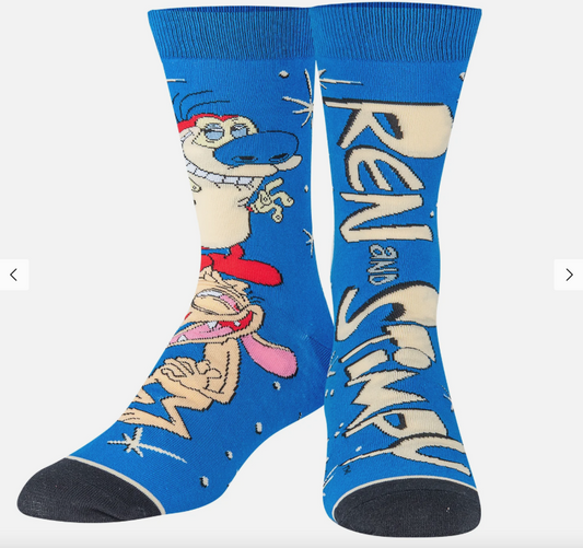 Ren & Stimpy Hilarious Men's Crew Socks