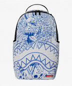 NOTEBOOK BLUE INK DOODLE BACKPACK