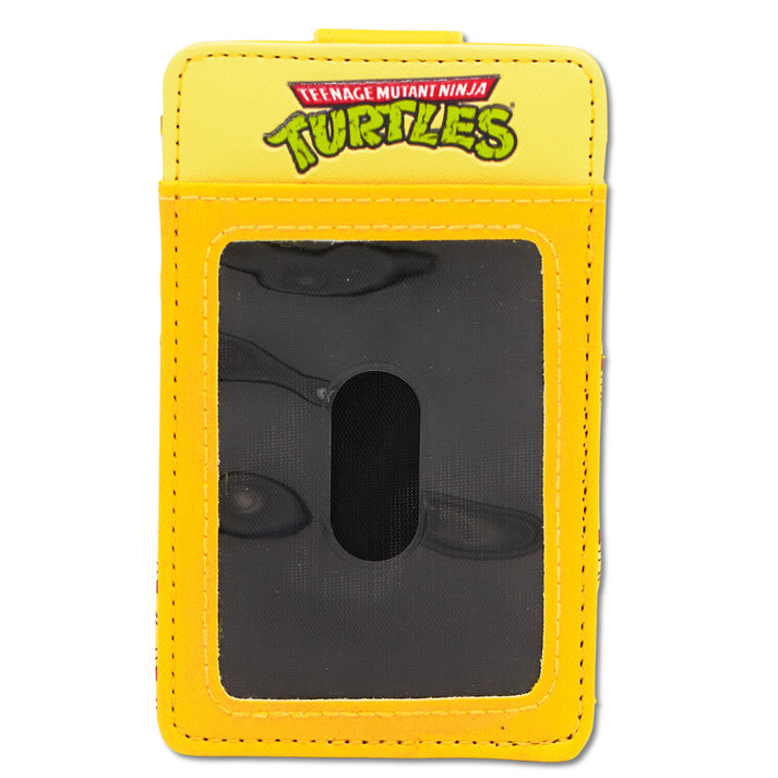 Character Wallet ID Card Holder - Teenage Mutant Ninja Turtle Pizza Pose