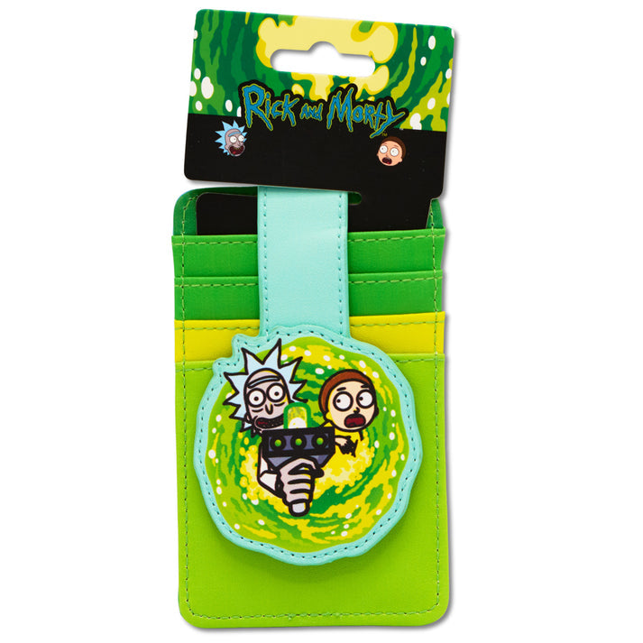 Character Wallet ID Card Holder - Rick and Morty Portal Gun Pose