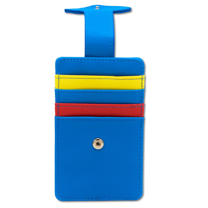 Character Wallet ID Card Holder - Superman Super Shield Logo Blue