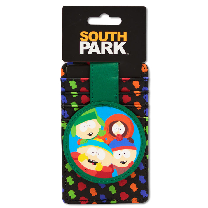 Character Wallet ID Card Holder - South Park Boys Group Pose Multi Color