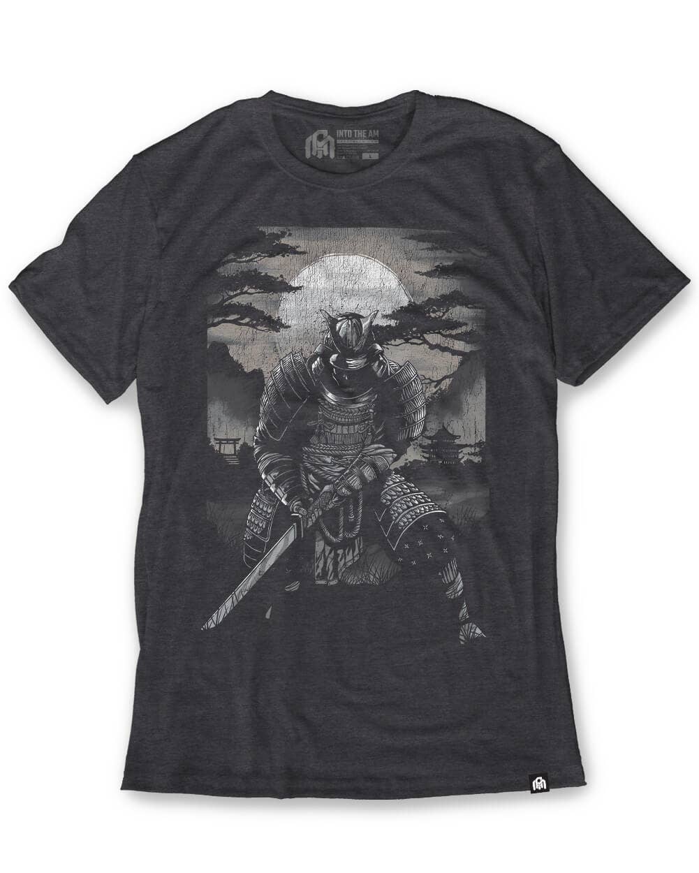 Men's Graphic Tee - Screenprinted T-Shirt (Dark Samurai)