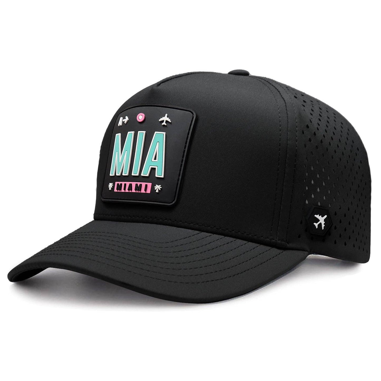 WRLD TAGS - MIA - Miami Hat - Black