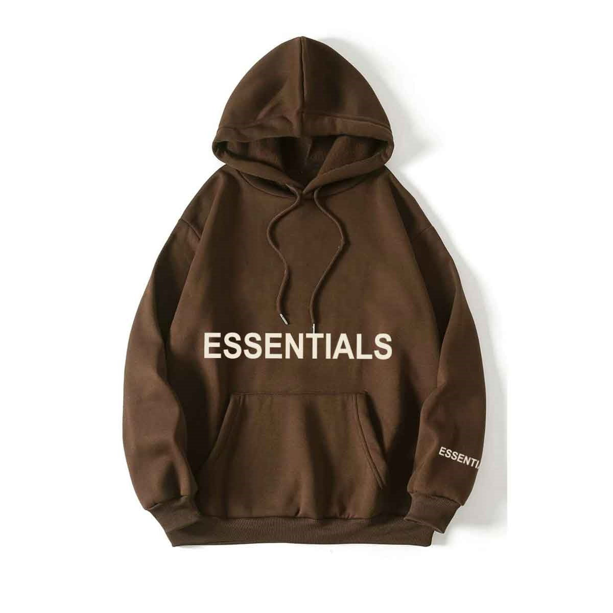 Essentials GRAPHIC HOODIE Brown
