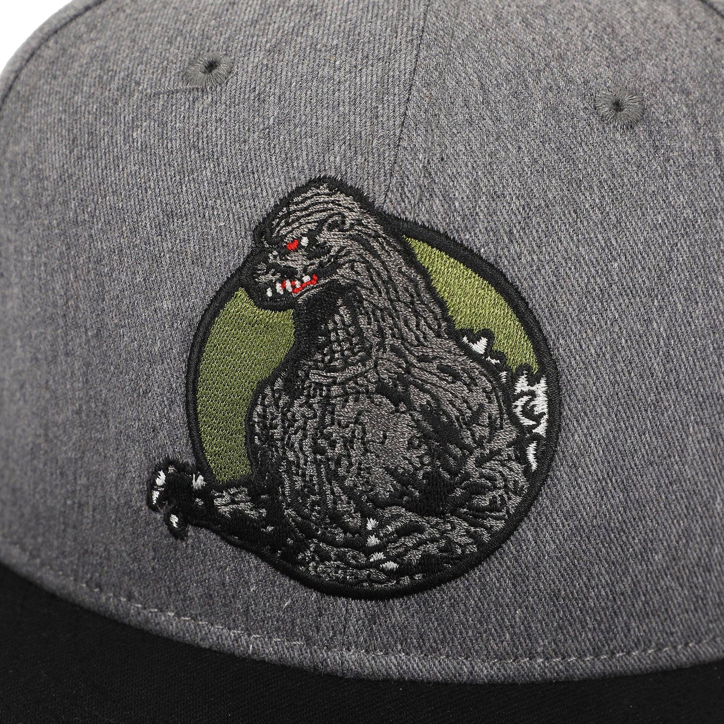 Godzilla Embroidery Cotton Twill B15 Snap Back Snapback