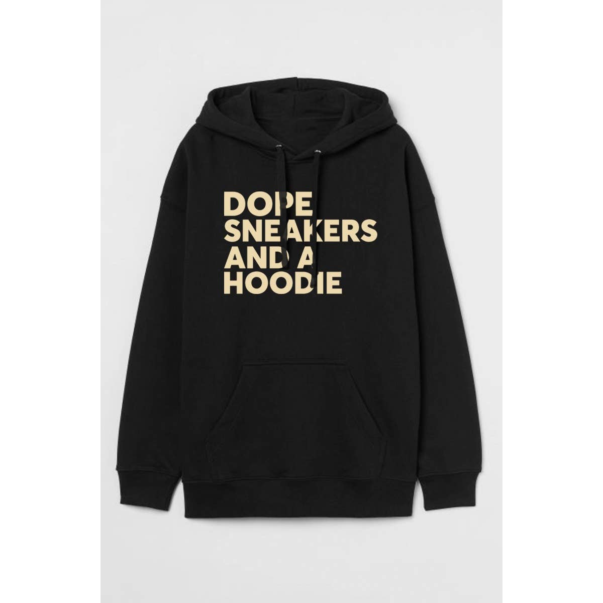 DOPE SNEAKERS AND A HOODIE GRAPHIC HOODIE