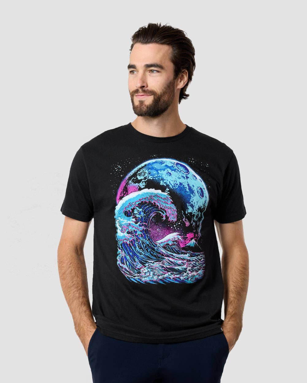 Men's Graphic Tee - Glow T-Shirt (Tidal Surge)
