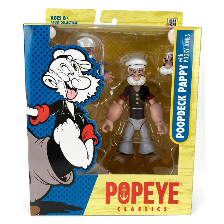 Popeye Classics Action Figure: Poopdeck Pappy