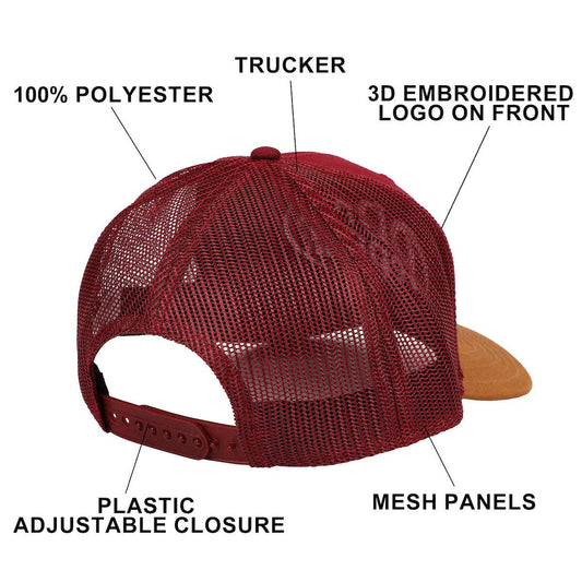 Dr Pepper Classic Logo Adult Mesh Trucker Cap