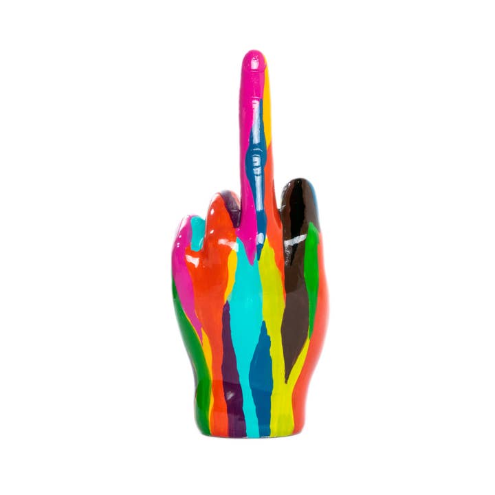 Graffiti Middle Finger Tabletop - 8.5" Tall