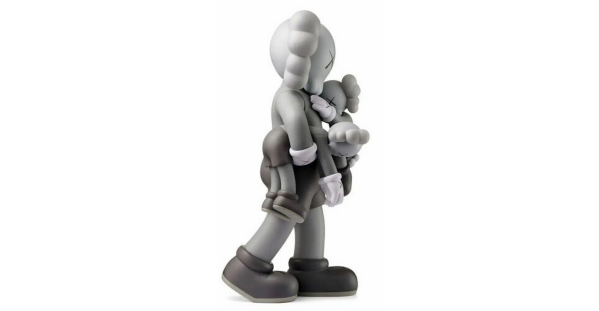 Kaws Clean Slate Grey 14 3/10 - 17.8 cm