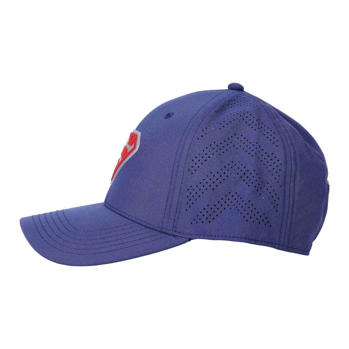 Superman Logo Blue Structured Baseball Cap