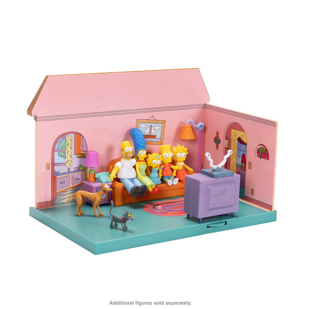 SIMPSONS LIVING ROOM DIORAMA PLAYSET