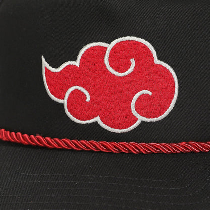Naruto Embroidered Akatsuki Cloud Snapback Hat