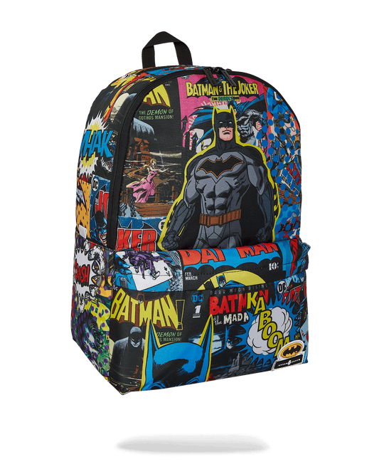 SPACE JUNK BATMAN COMIC BOOK COVERS BACKPACK