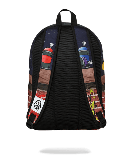 SPACE JUNK ASTRO ON WALL BACKPACK