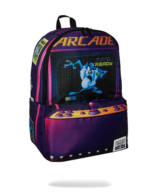SPACE JUNK TAZ ARCADE GAME BACKPACK