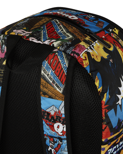 SPACE JUNK BATMAN COMIC BOOK COVERS BACKPACK