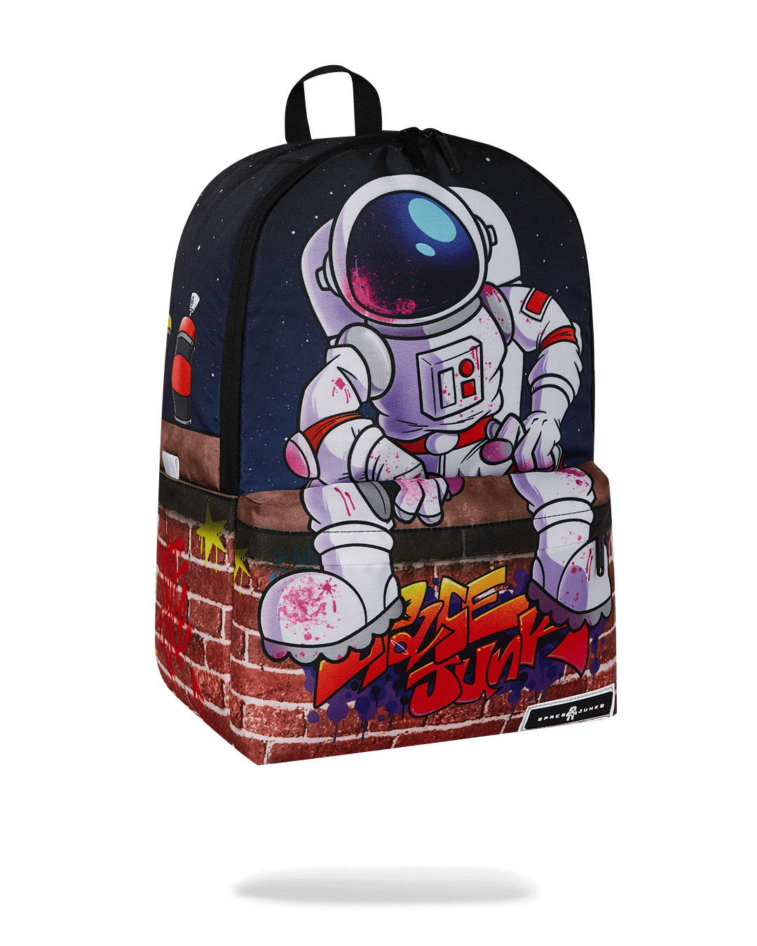 SPACE JUNK ASTRO ON WALL BACKPACK