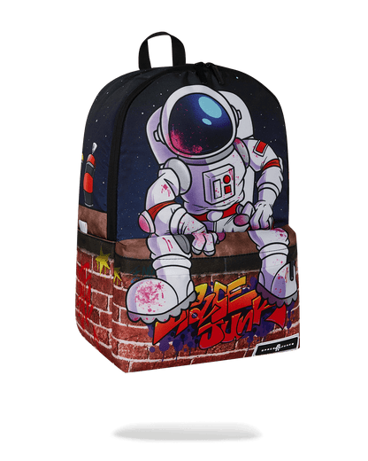 SPACE JUNK ASTRO ON WALL BACKPACK