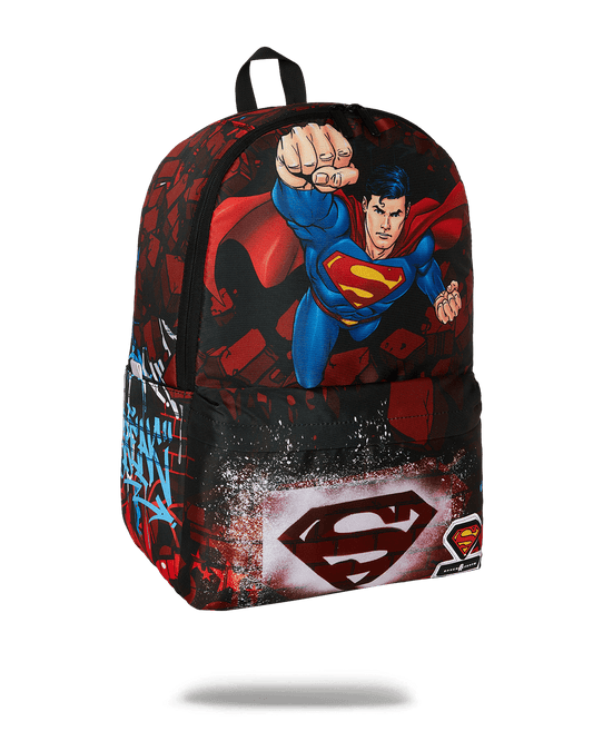 SPACE JUNK SUPERMAN GRAFFITI WALL BACKPACK