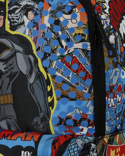 SPACE JUNK BATMAN COMIC BOOK COVERS BACKPACK