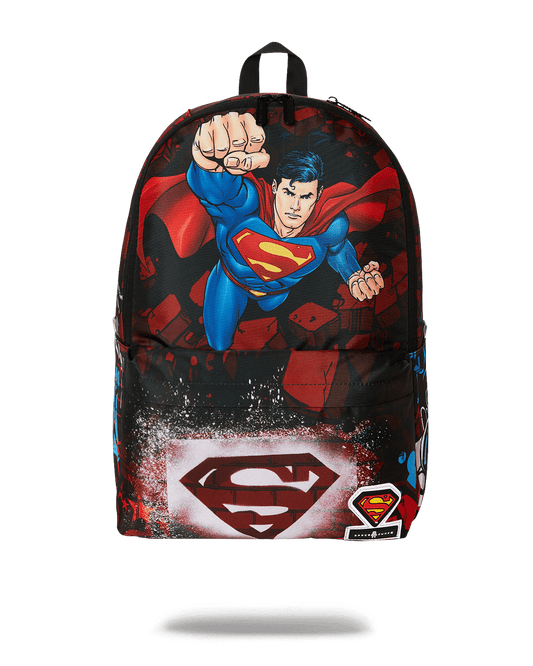 SPACE JUNK SUPERMAN GRAFFITI WALL BACKPACK