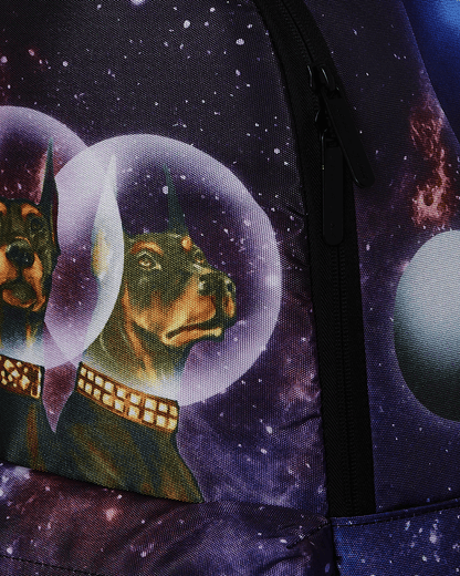 SPACE JUNK DOBERMANS ON THE MOON BACKPACK