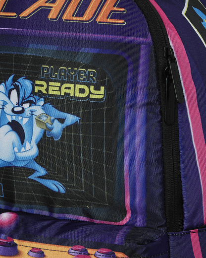 SPACE JUNK TAZ ARCADE GAME BACKPACK