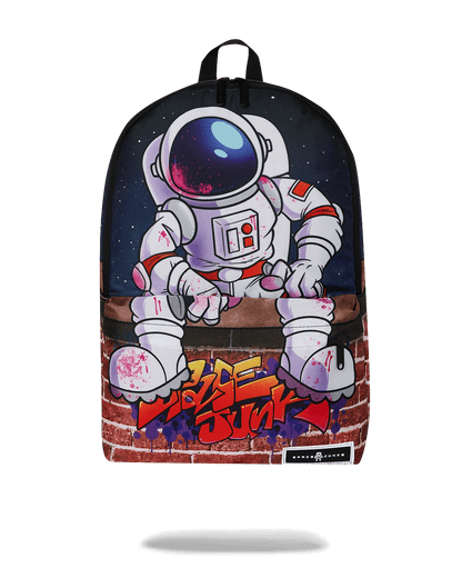SPACE JUNK ASTRO ON WALL BACKPACK