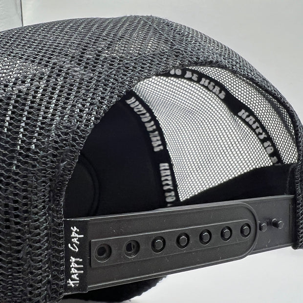 Double Blind Trucker - Black Sherpa Meshback