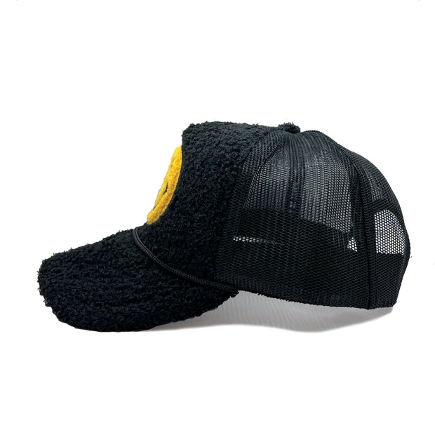 Double Blind Trucker - Black Sherpa Meshback