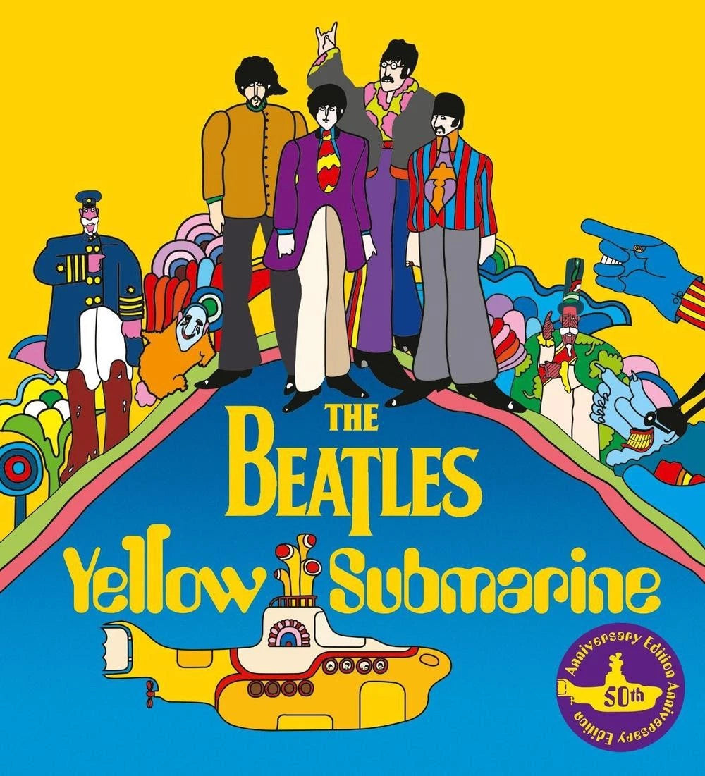 YELLOW SUBMARINE THE BEATLES 3PAIR GIFT BOX