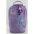 PURPLE DENIM PINK STITCH DLX-BACKPACK