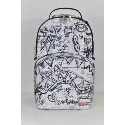 DOODLES OVER MATH HOMEWORK DLXSR BACKPACK