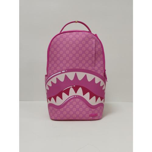 PINK NEW CHECK FACES DLXSV BACKPACK