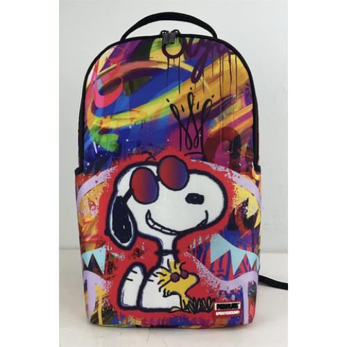 PEANUTS SNOOPY STREET ART DLXSR BACKPACK