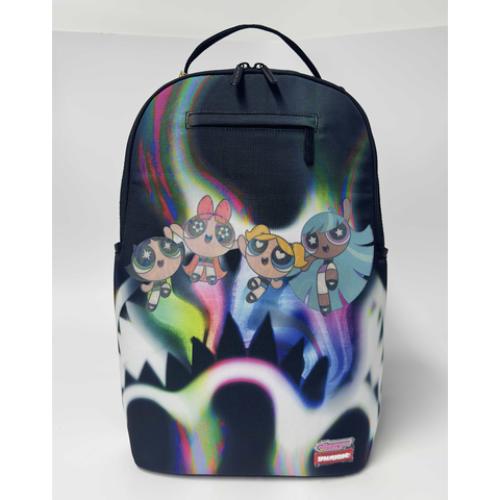POWERPUFF GIRLS RAINBOW HOLO SHARK BACKPACK