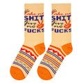 Take No Shit - Womens Crew Folded