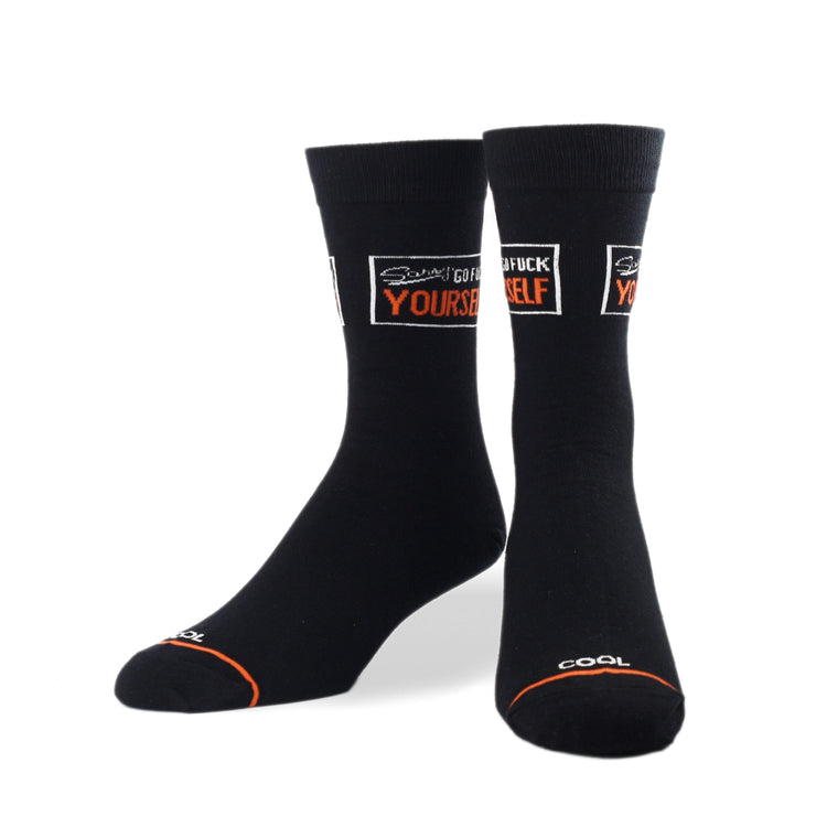 SORRY GO F YOURSELF Socks