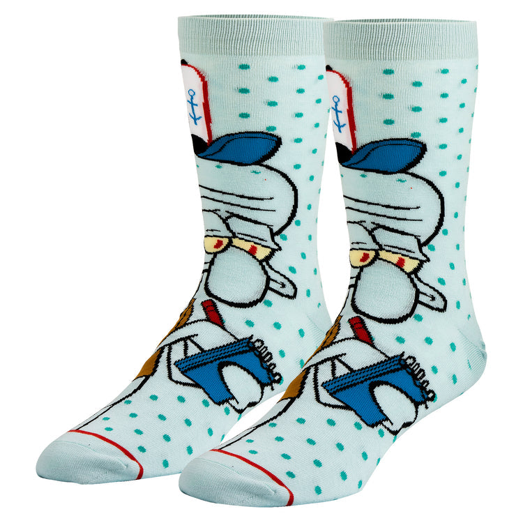 Squidward Blue Socks