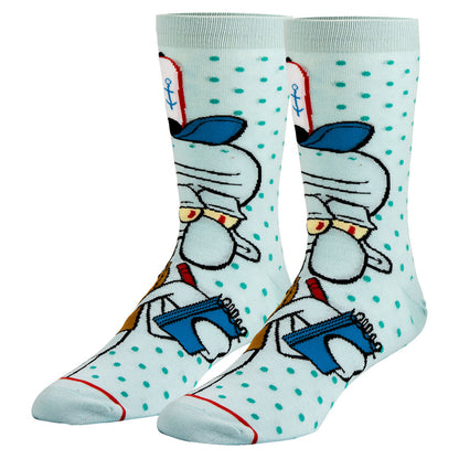 Squidward Blue Socks