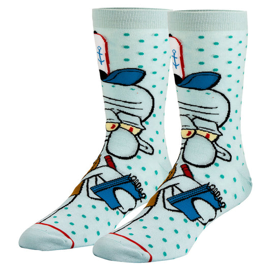 Squidward Blue Socks