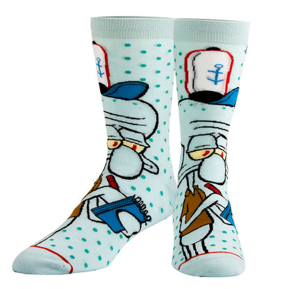 Squidward Blue Socks