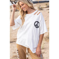 PEACE SHIRT WHITE
