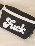 Fydelity - Fanny Pack-Ultra-Slim Low-Profile-WERDS Fuck B&W