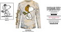 Peanuts, Long Sleeved T-shirts / PEANUTS/ PILOT/ SOFTHAND SCREENPRINT/ LONG SLEEVE MINERAL WASH