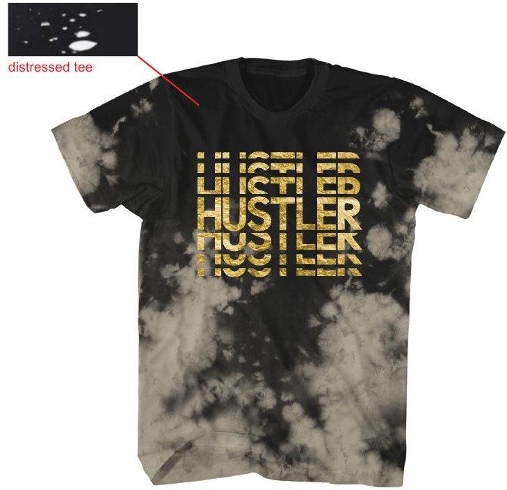 Hustler / WASH DISTRESSED Logo