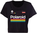 POLAROID / BLACK CROP TOP